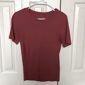 A New Day red ribbed top size medium women